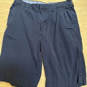 J. Crew Mens Dress Shorts, Size 29, Navy.